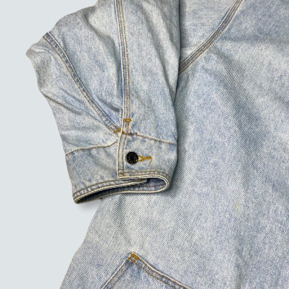 Vintage 90s Sunbelt Denim Jean Chore Jacket - Picture 5 of 7